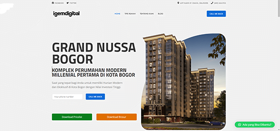 Demo Website Properti AHENSEE STUDIO
