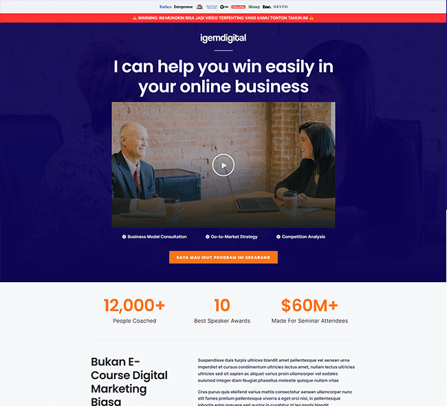 ecourse landingpage 1