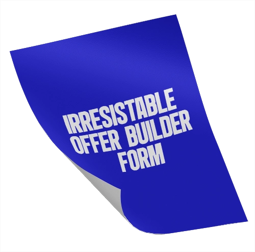 irresistable offer builder form